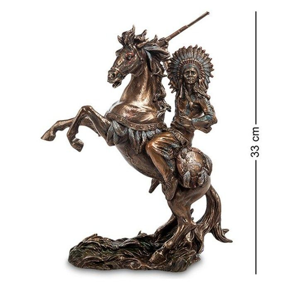 Статуэтка "Индеец на коне" (Veronese)