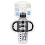 Dr. Brown's, Флакон с носиком, от 6 месяцев, черный, 250 мл (8 унций)