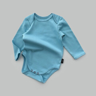 Боди с длинным рукавом (голубой)