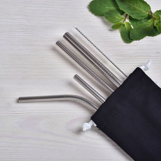 Набор металлических трубочек ZEERO "Гурман"