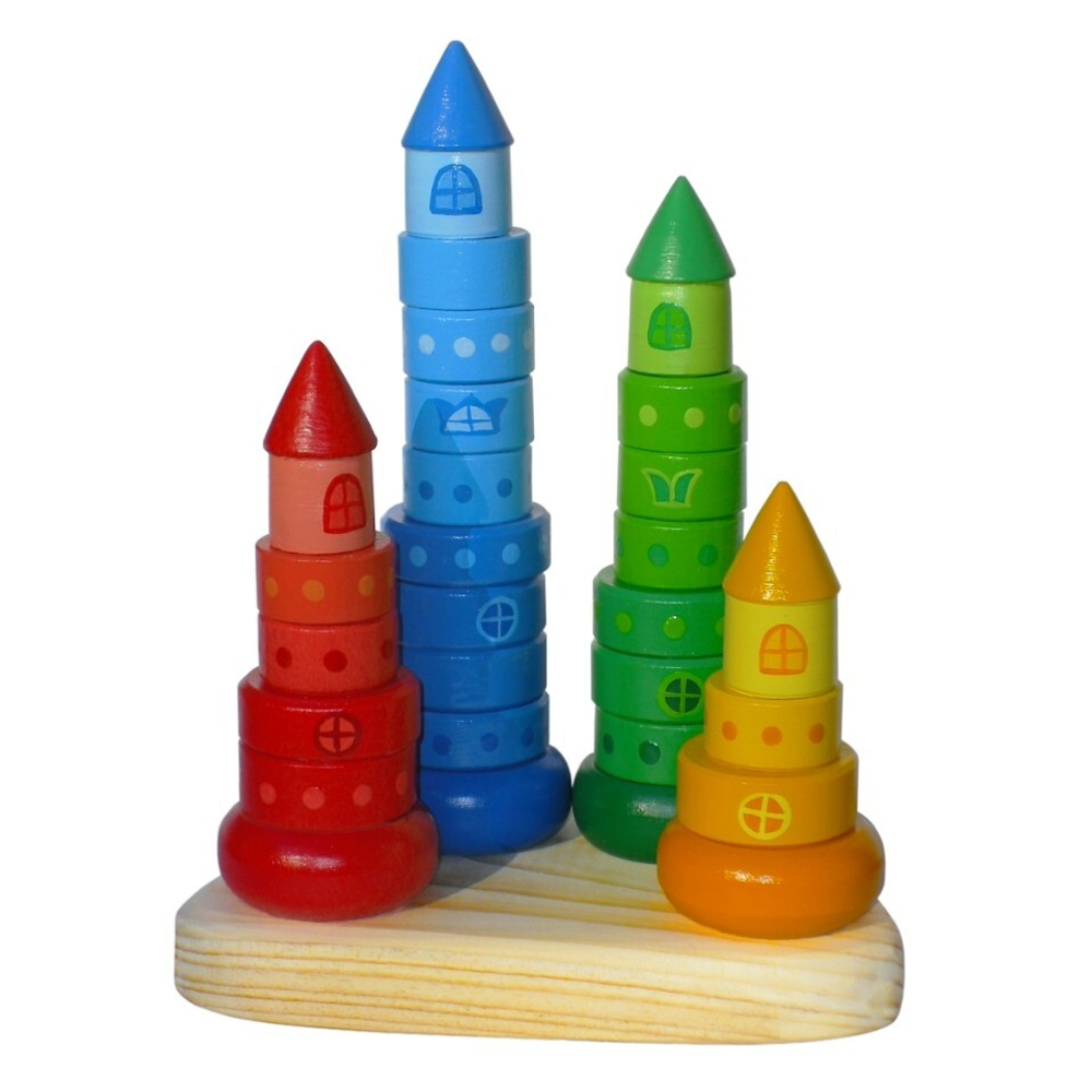 Набор пирамидок "Городок"