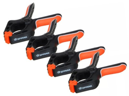 Набор из 4х пружинных струбцин 100мм ЕРМАК