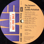 The Spinners ‎– The Spinners At The London Palladium (Англия 1974г.) Promo