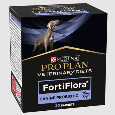 Pro plan veterinary diets fortiflora 30 г пищевая добавка для собак для поддержания баланса микрофлоры 1х6