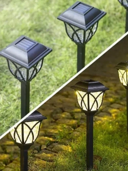 Фонарики для сада на солнечных батареях