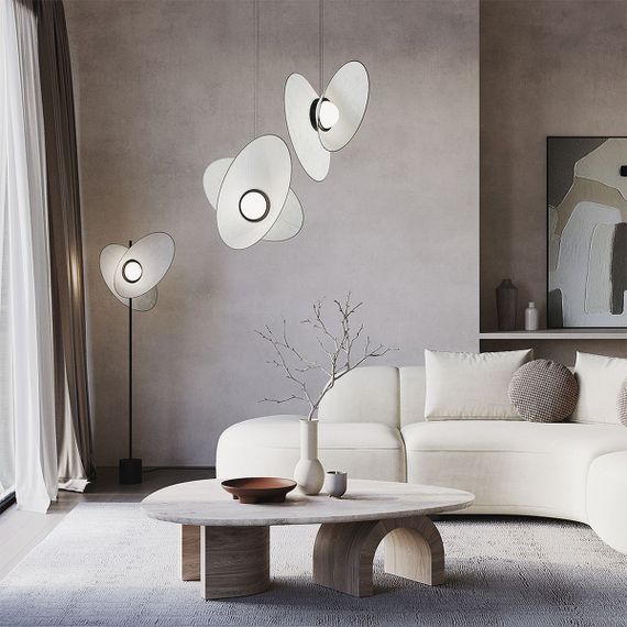 Подвесной светодиодный светильник Maytoni Modern Evolution MOD396PL-L10GR3K