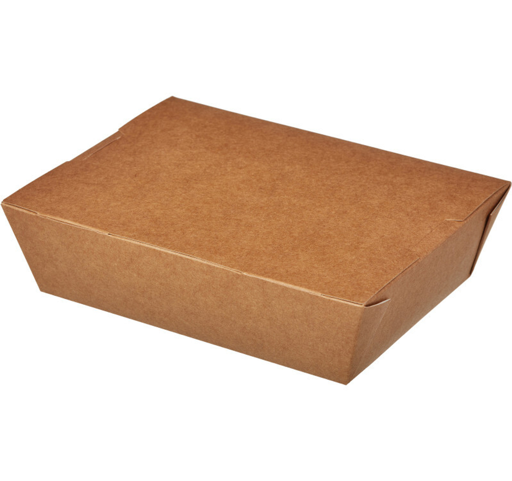 Упаковка Lunch2Go 190х150х50мм 1000мл, крафт (80 шт/уп)