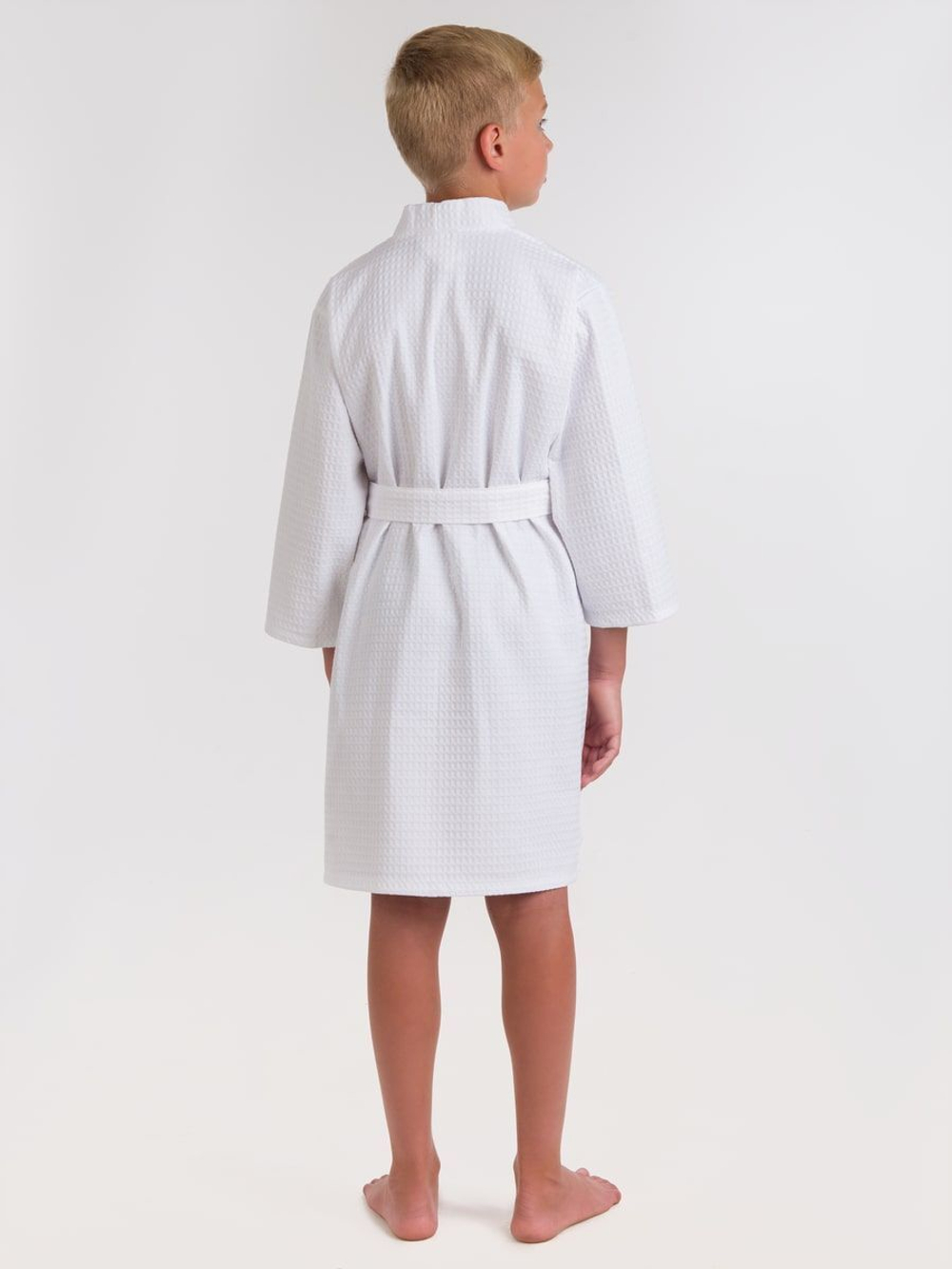 Халат вафельный детский 28 белый