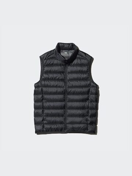 UNIQLO Ультралегкий пуховый жилет, черный