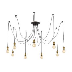 Citilux Эдисон CL451091 Люстра паук Венге Бронза