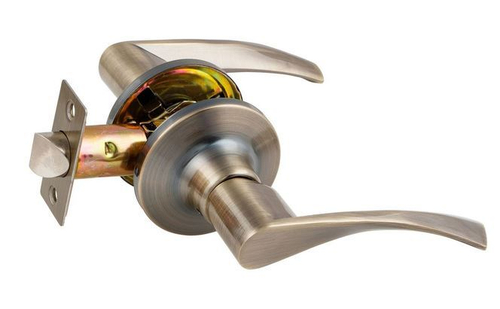 Защелка-Комплект  S-Locked 23-05  АВ с фалевыми ручками пустая БРОНЗА  /122925