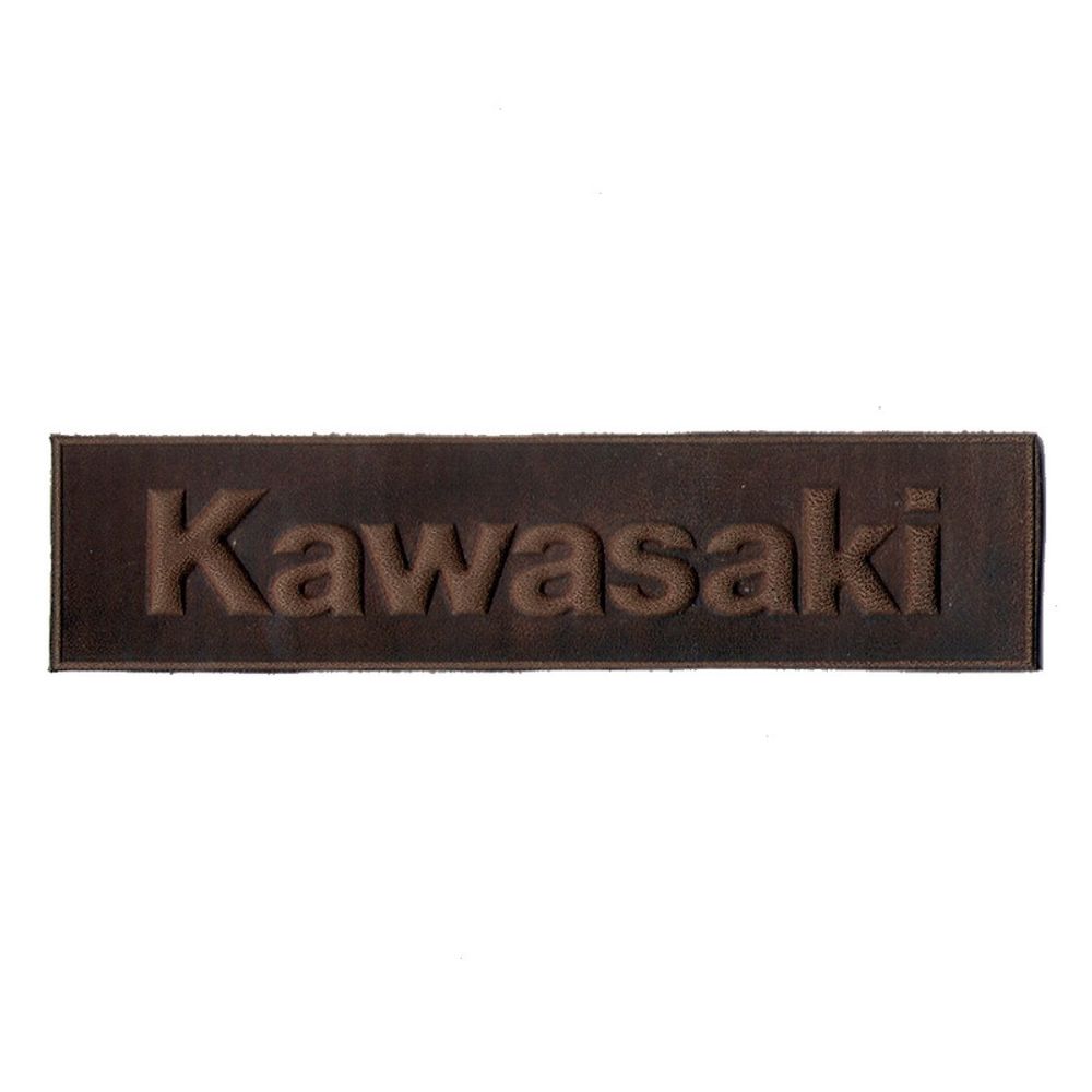 Нашивка Kawasaki (коричневая)