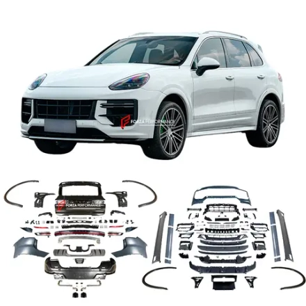 Обвес переделка в стиле 9Y0.2 Turbo GT 2023+ для PORSCHE CAYENNE 958.2 2015–2018