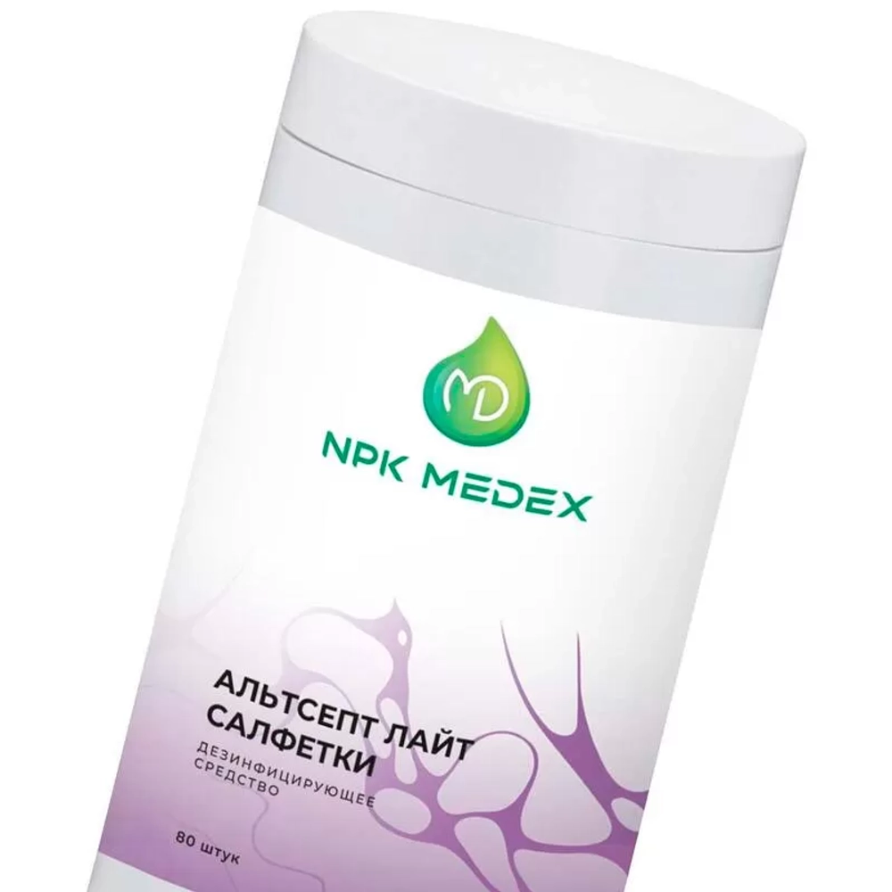 Альтсепт Лайт дезинфицирующие салфетки 80 шт