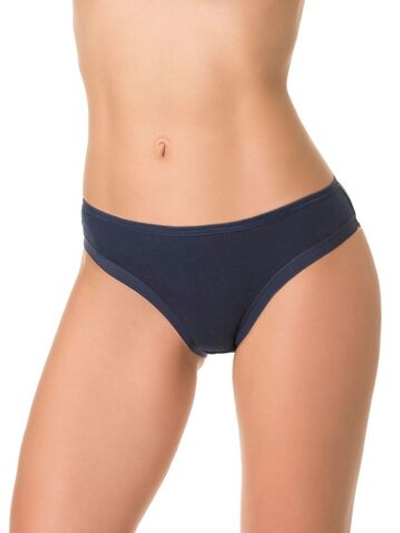 Хлопковые трусики-слипы (Размер: XL) (Цвет: черный)