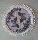 Набор гобеленовых салфеток Прованс (1 шт 30х40 + 6 шт D 15)