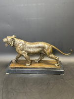 Бронзовая скульптура «Идущий тигр»