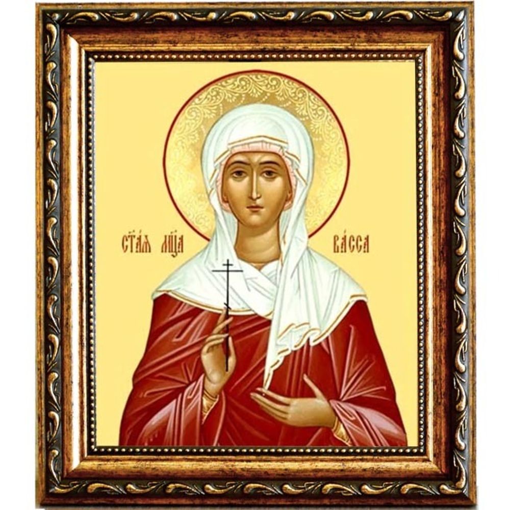 Васса Алонская Святая мученица. Икона на холсте.