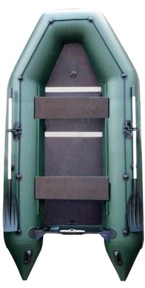 Лодка надувная НЕПТУН с килем КМ-300 Д ( зеленая )