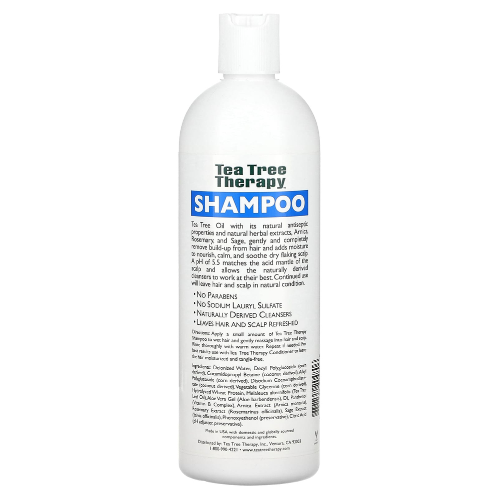 Tea Tree Therapy, Шампунь, с маслом чайного дерева и экстрактами трав, 473 мл (16 жидк. унц.)