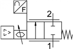 Пропорциональный распределитель Festo VEMD-L-6-14-20-D21-M5-5-R1-V4