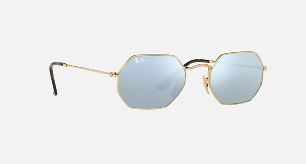 RAY-BAN OCTAGONAL FLASH LENSES RB3556N 001/30