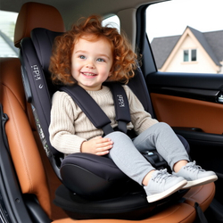 Детское автокресло Kidzi Spin plus 360 i-SIZE KDZ08GR серый