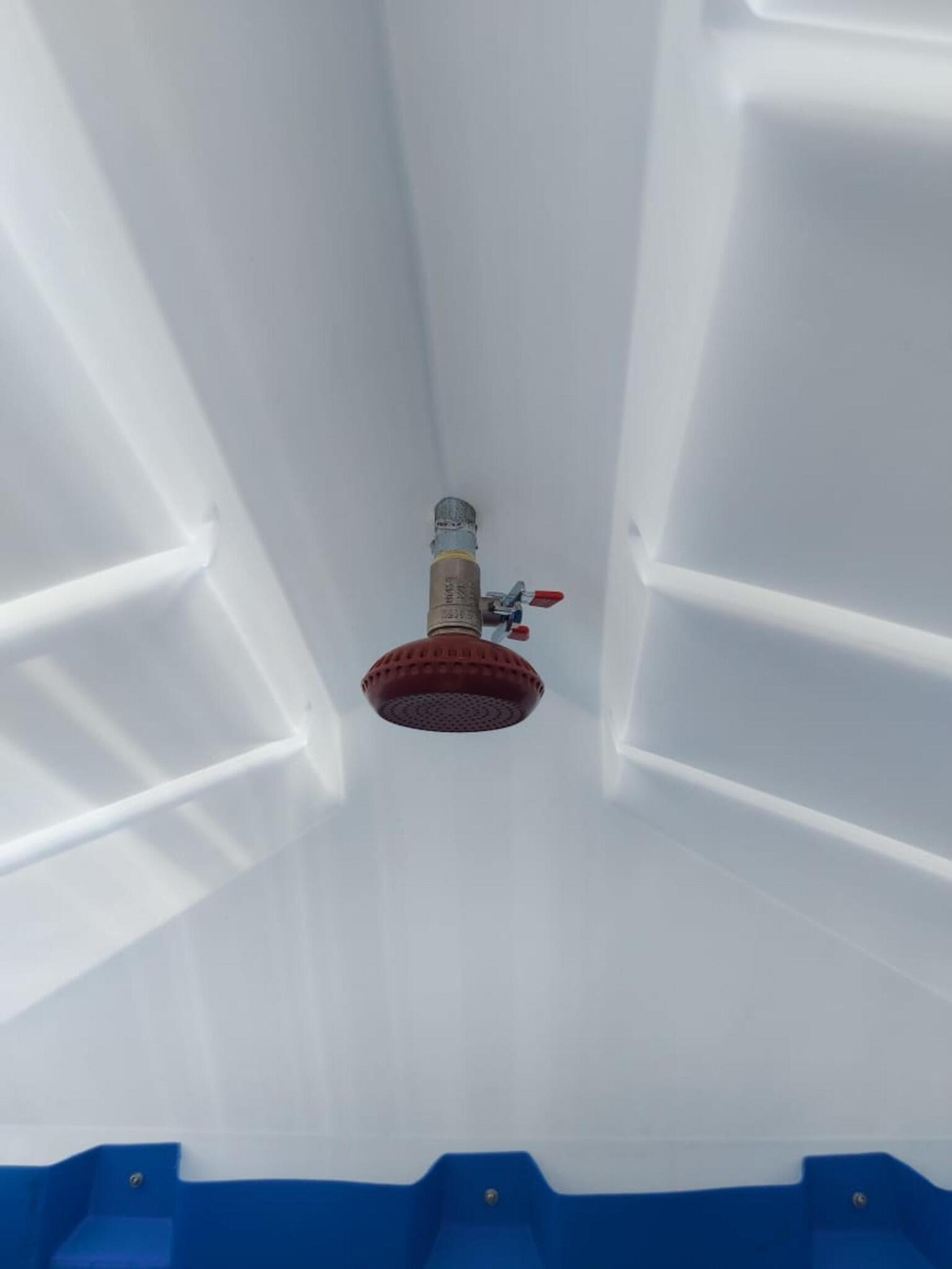 Мобильная Душевая Кабина  Тип2 (С Тэном Италия) в сборе Экомарка(1200x1100x2650см;75кг;красный кирпичный) - арт.561458