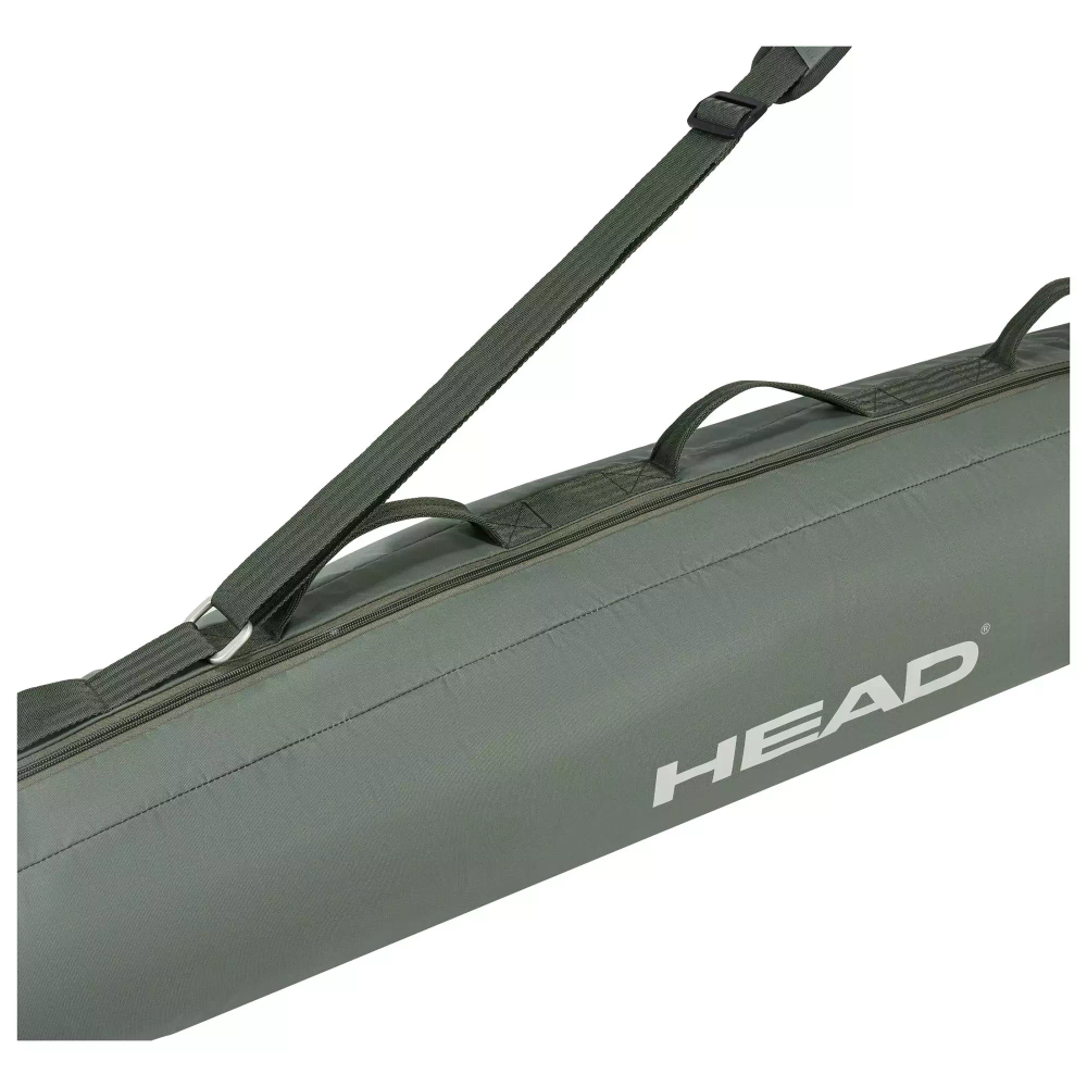 HEAD 383153 Women Single Ski Bag чехол женский на пару лыж, регулируемая длина до 195 см green-black-neon yellow