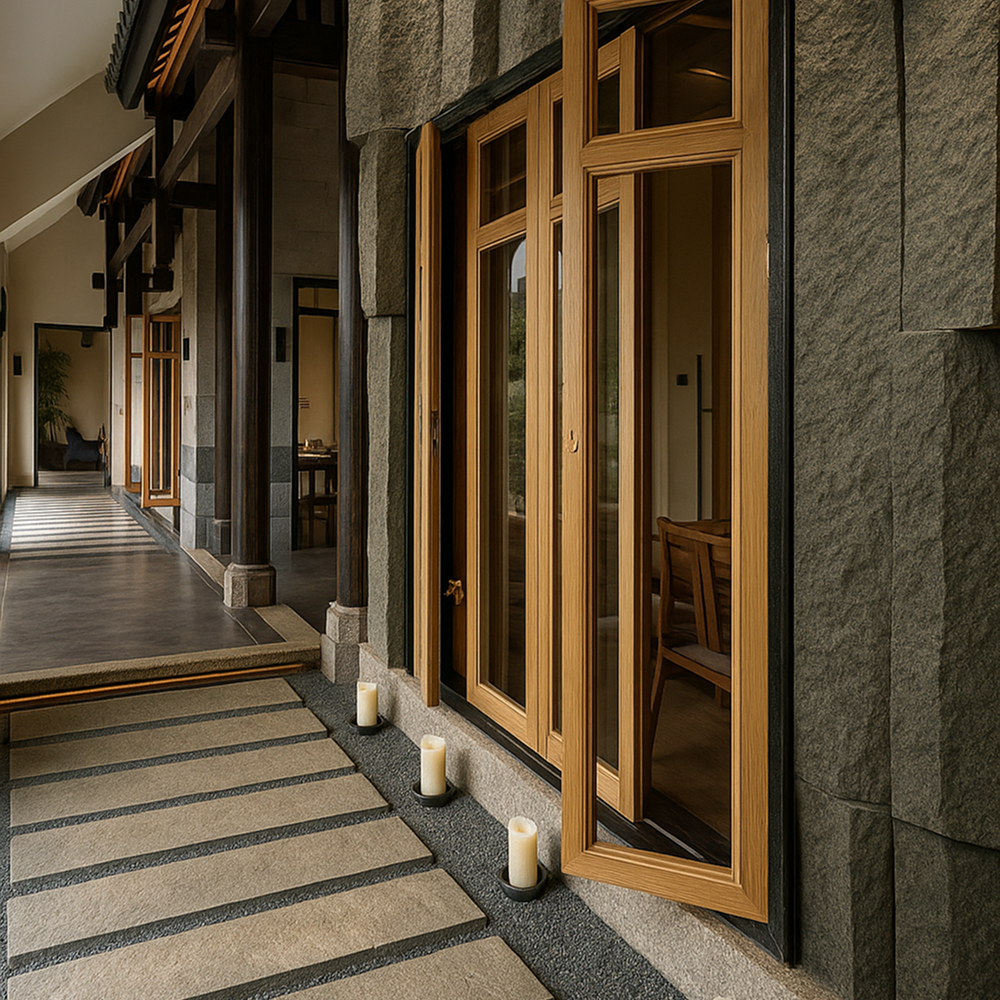 PU Column stone Black HL- 06