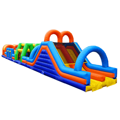 Надувная полоса препятствий "Летняя забава"