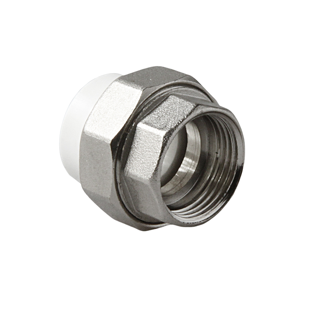 Муфта комб. разъем. ВР Ø 32*3/4 ППР (белый)