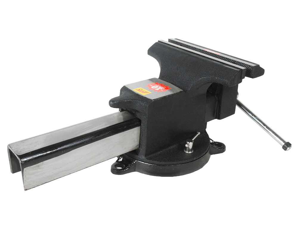 Тиски 254мм (10") поворотные стальные JTC