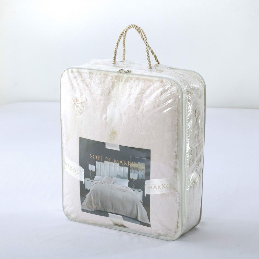 Плед 160х220 Sofi De MarkO Аврил кремовый