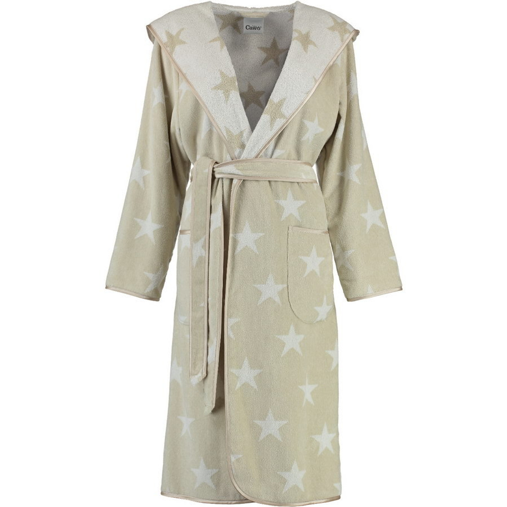 Халат велюровый Cawo Stars 5240 песочный Германия