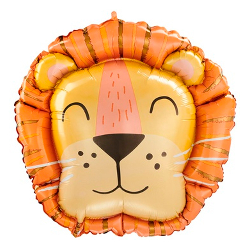 A 28 Фигура Голова льва / Lion head  P 35 / 1 шт /, Фольгированный шар. З7