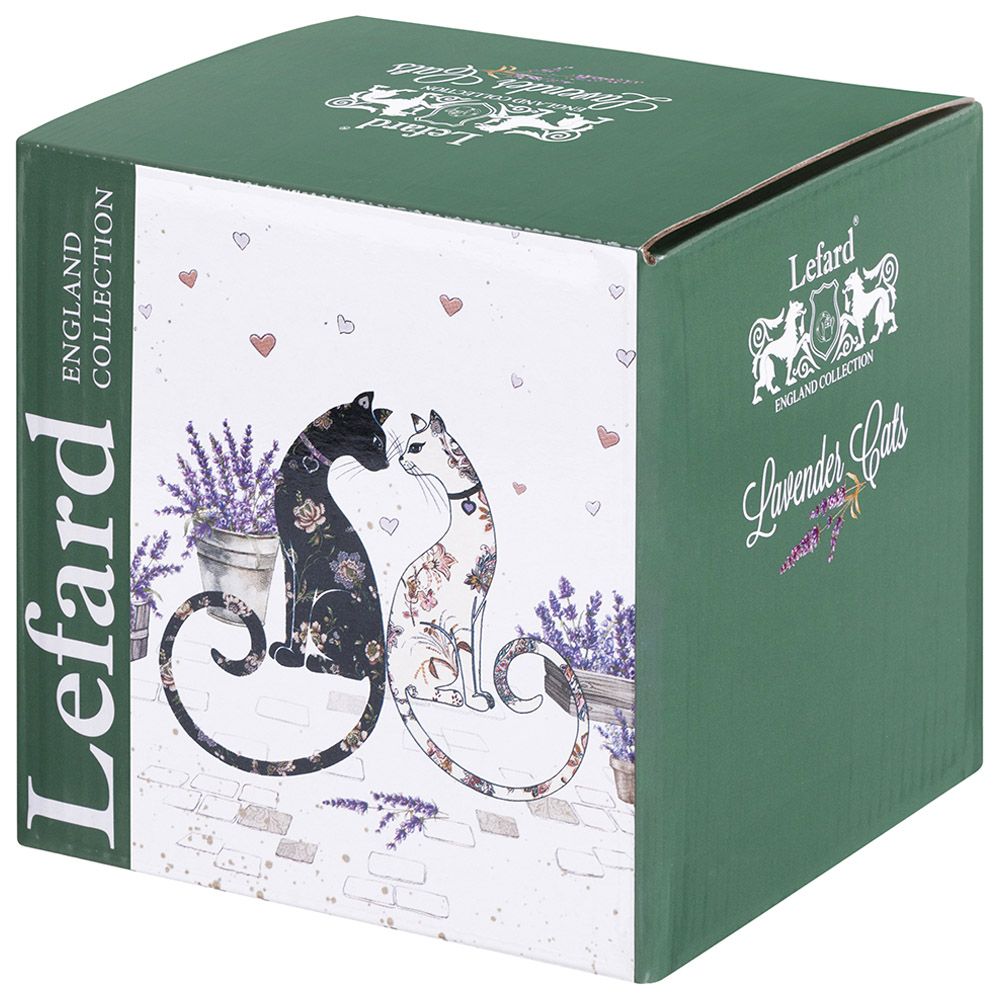 Кружка 330мл "Лавандовые коты, 425-177