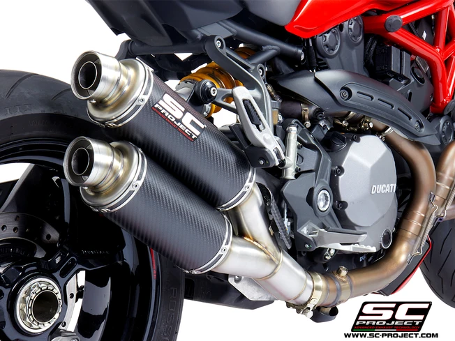 Выхлоп SC-Project Twin GP carbon