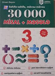 30000 misal + məsələ 3-cü sinif