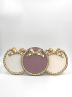 Поднос - декоративная подставка для свечей Bow