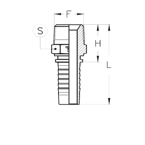 Фитинг DN 05 BSPT 1/8