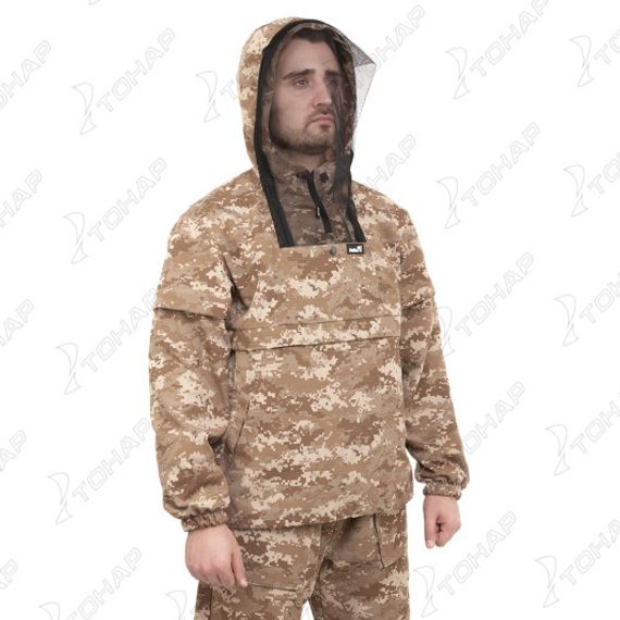 Костюм летний противоэнцефалитный СТОП-КЛЕЩ, цв.Бежевый Пиксель р.44-46/176 Helios (0)