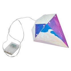 ULD-R507 3АА DIAMOND Светильник декоративный Брильянт. на батарейках 3AA не в-к. 100 светодиодов Белый свет. Цвет корпуса радужный. TM Uniel