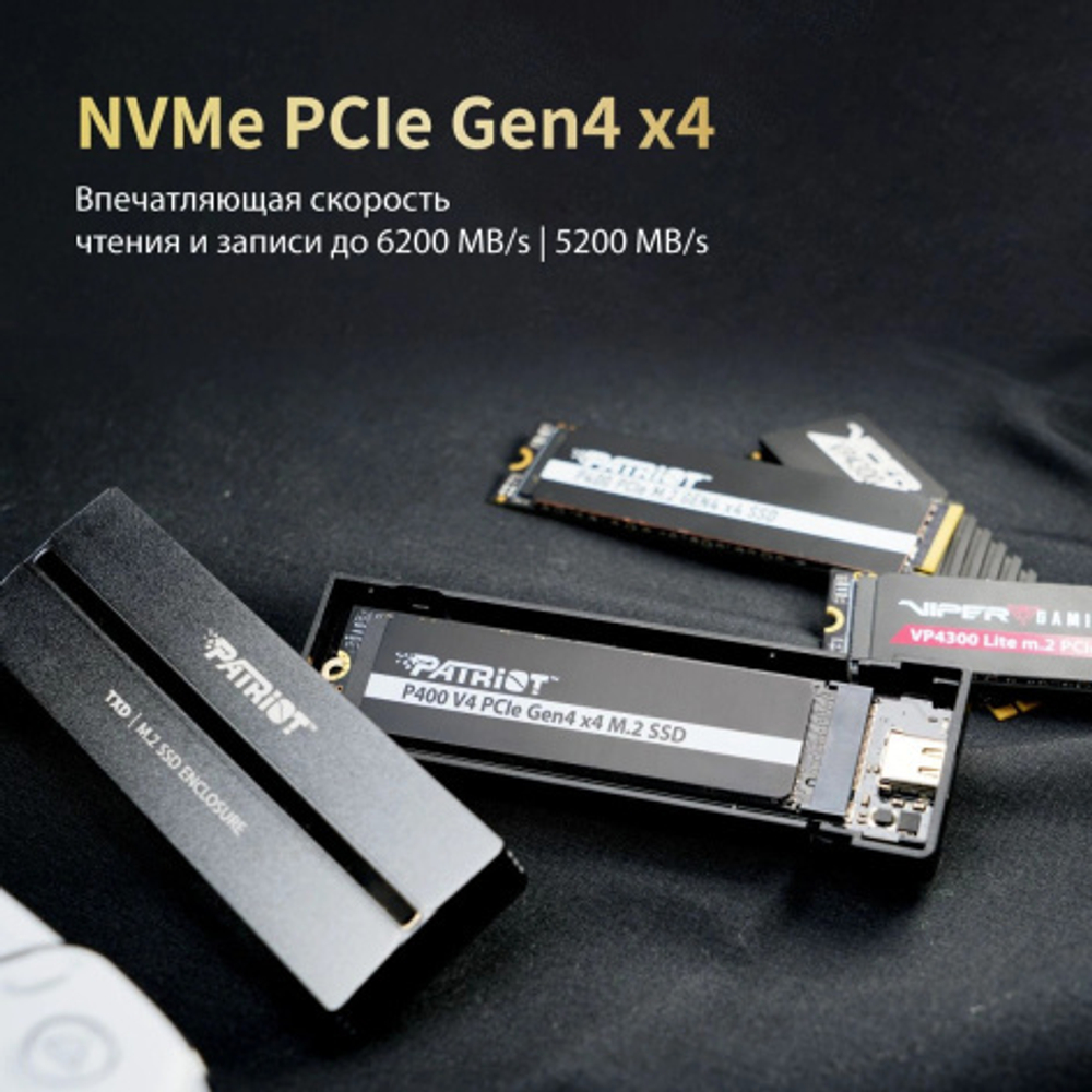 Накопитель SSD M.2 2280 Patriot Memory P400 V4 4000 ГБ