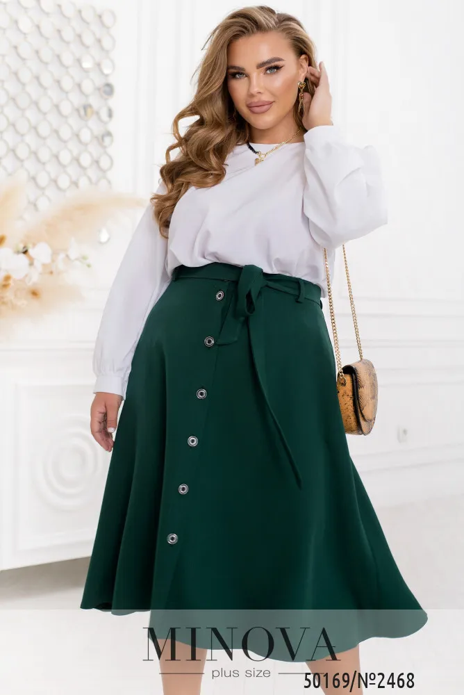 Юбка 2468-зеленый Minova
