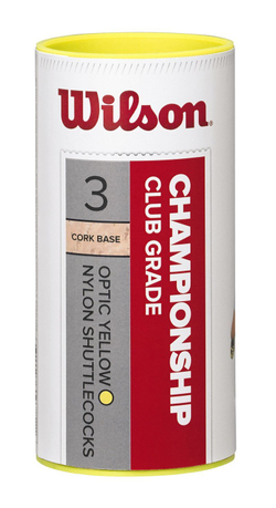 Воланы для бадминтона Wilson Championship 3P - yellow
