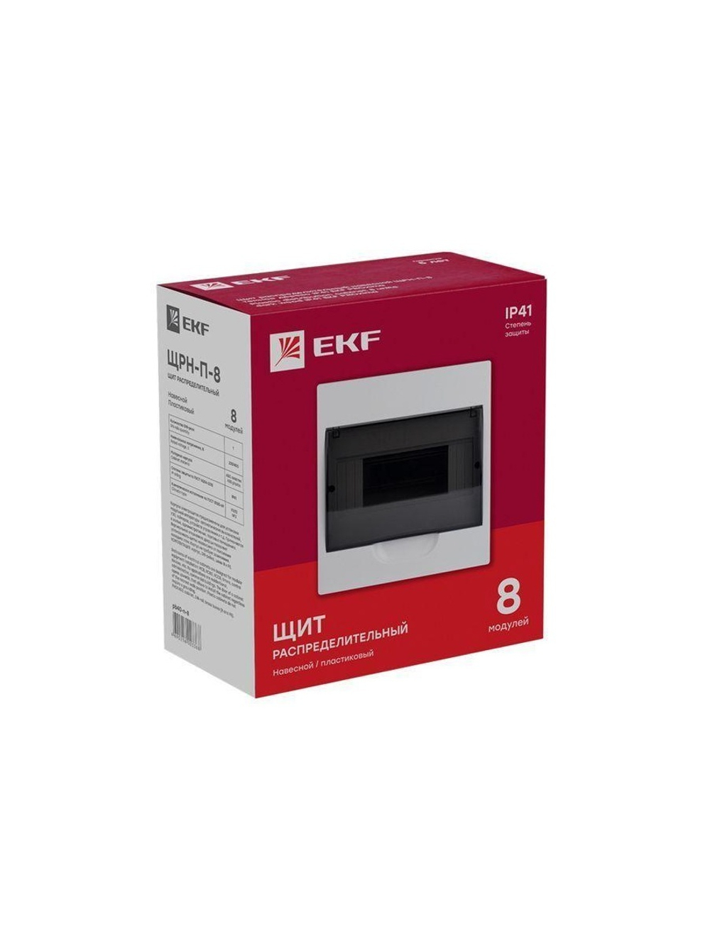 Щит ЩРН-П-8 IP41 EKF pb40-n-8
