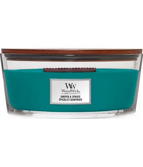 Можжевельник и ель, ароматическая свеча эллипс, WoodWick