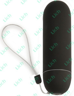 Большое черное водонепроницаемое виброяйцо BLACK MAGIC