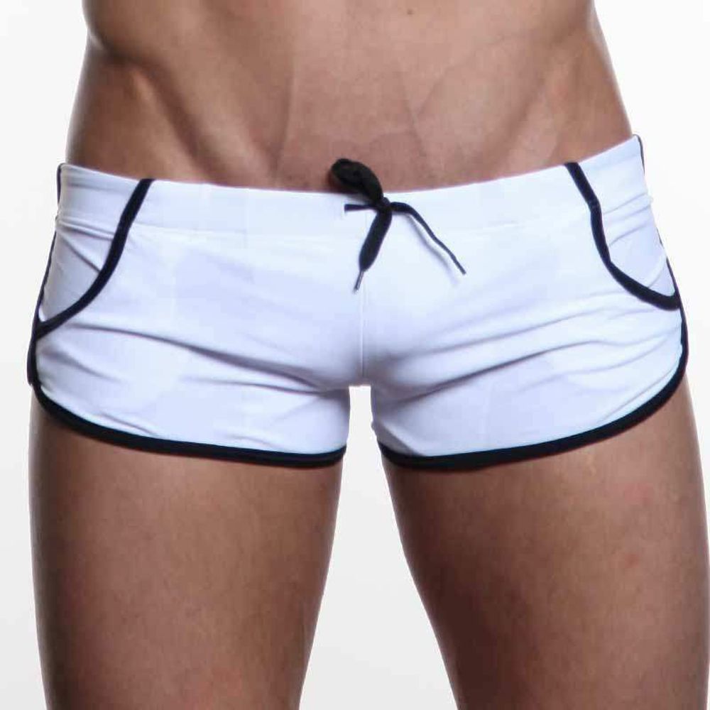 Мужские плавки белые SEOBEAN Swimsuit Trunk White